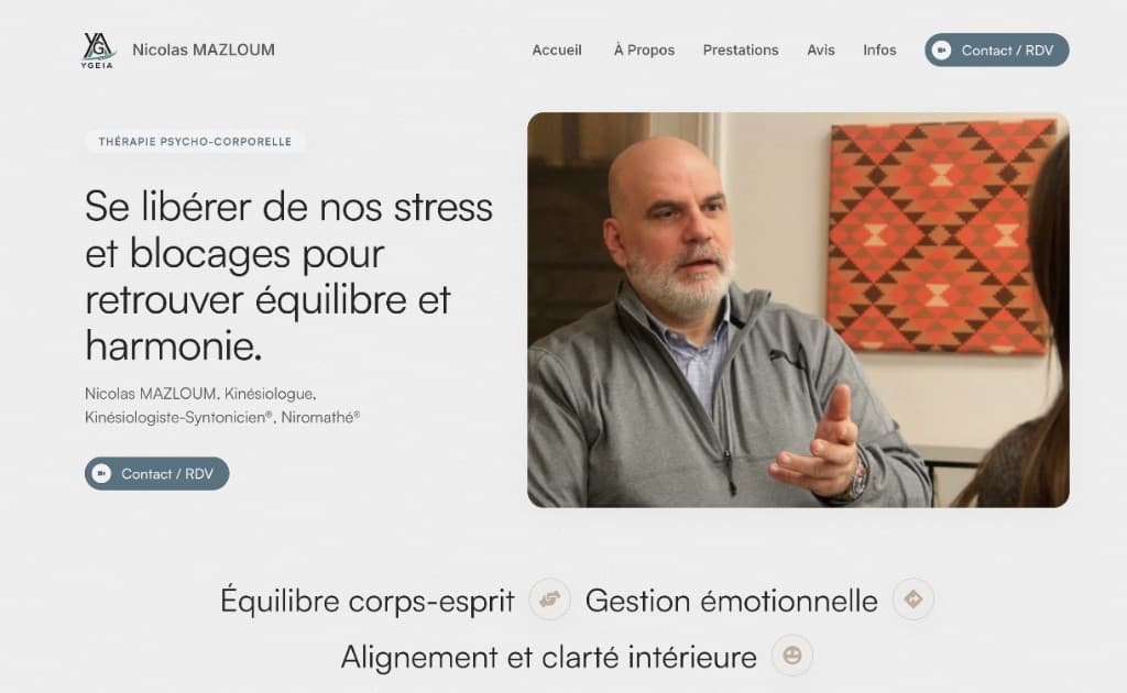Nicolas Mazloum — Site web